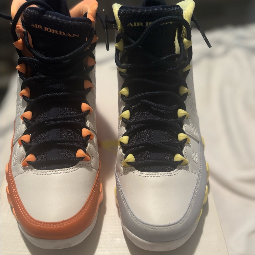 Jordan Women's Sneakers - Orange, Yellow, Black, White